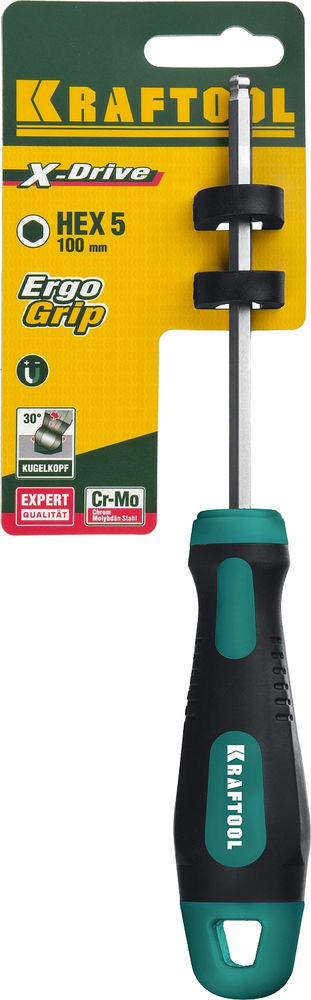 Отвертка Hex5 x 100 Х-Drive KRAFTOOL 250075-5-100