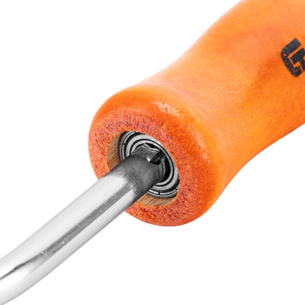 Крюк для вязки арматуры, 210 мм, деревянная рукоятка Сибртех (84876)