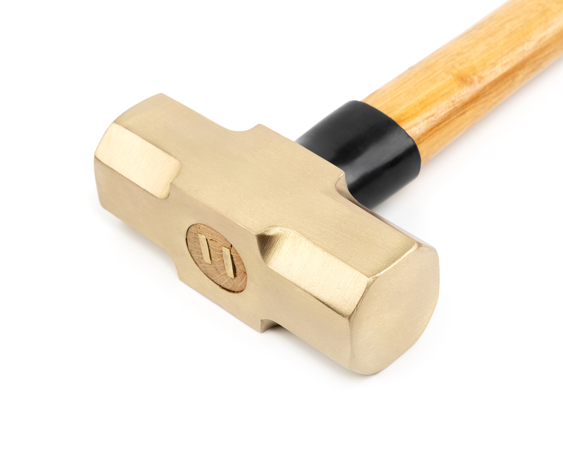 Кувалда 6,4 кг AlCu рукоятка дерево гикори искробезопасная 191G-1032, HORTZ