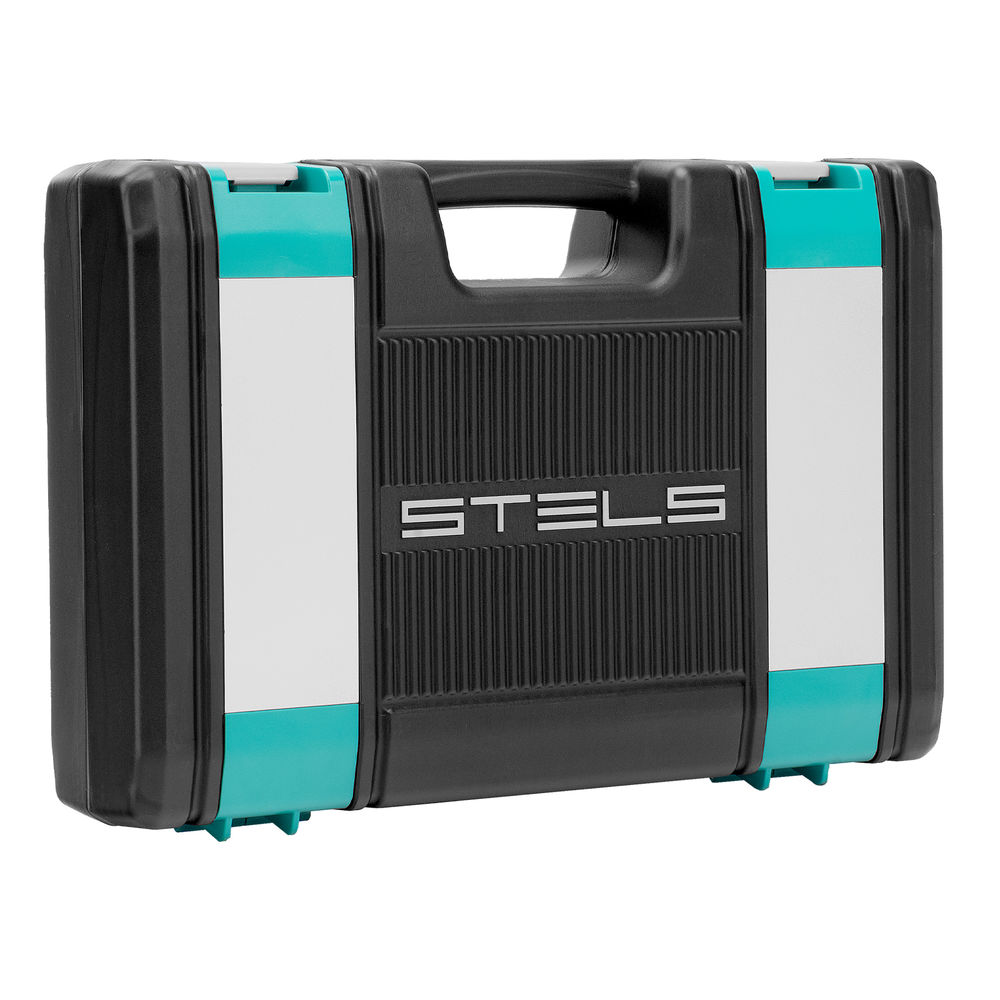 Набор инструментов, 1/2, 1/4, CrV, пластиковый кейс 82 предмета Stels