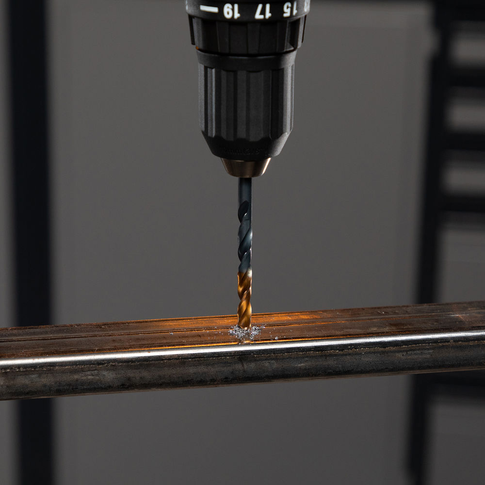 Набор сверл по металлу, 2-3-4-5-6-8 мм, HSS-Tin, Golden Tip, 6 шт Denzel (72300)