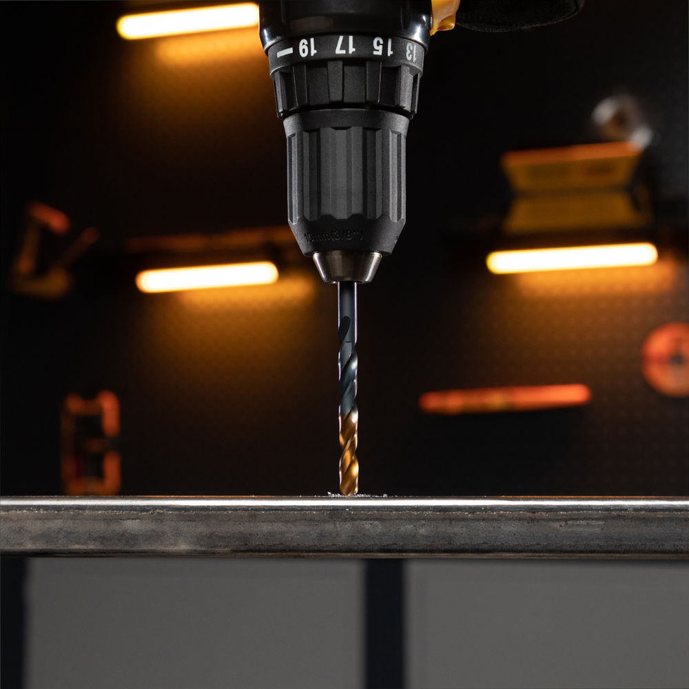 Набор сверл по металлу, 2-3-4-5-6-8 мм, HSS-Tin, Golden Tip, 6 шт Denzel (72300)