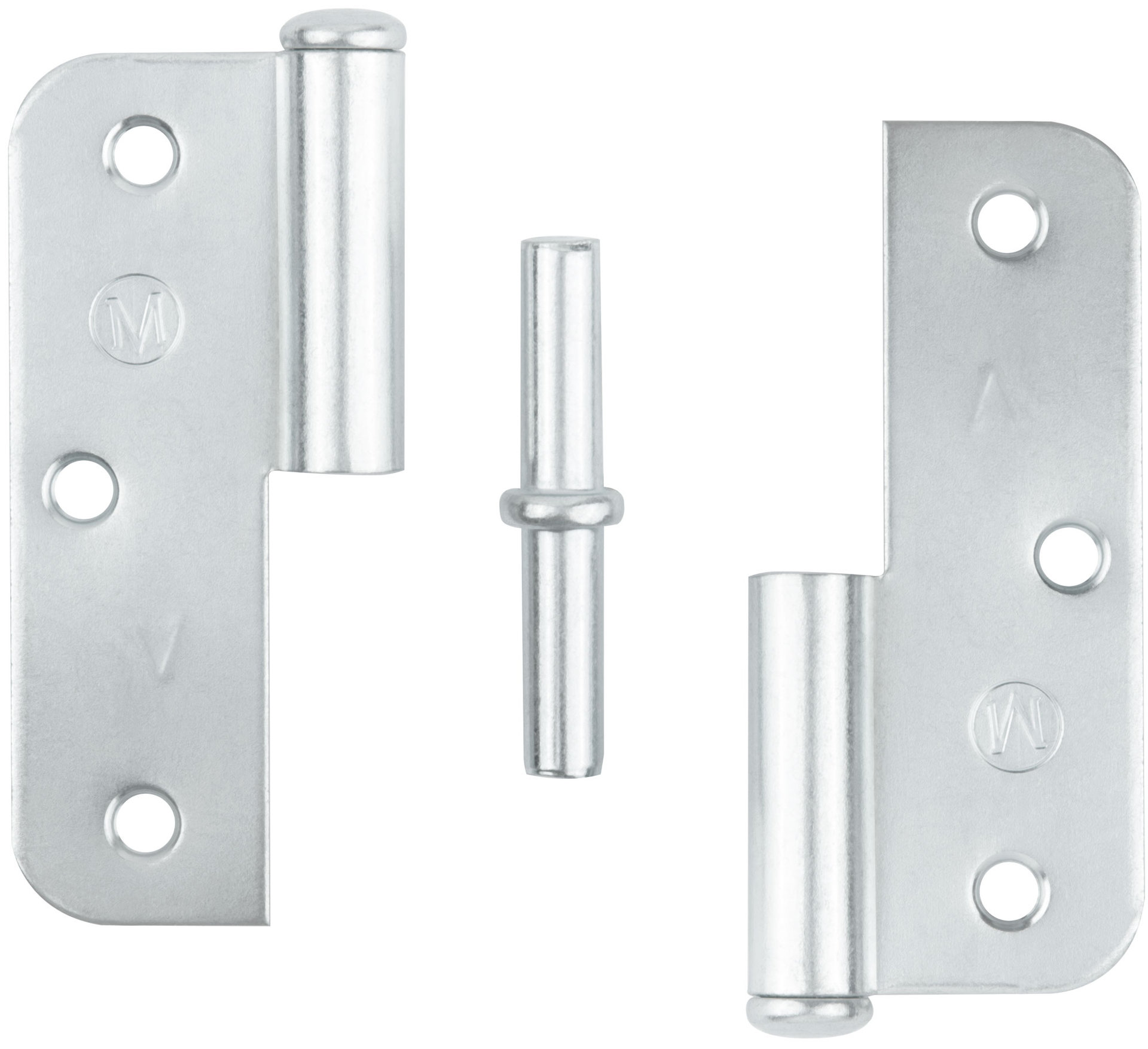 Петля накладная оцинкованная, тип ПН, 85 мм, левая (66390)