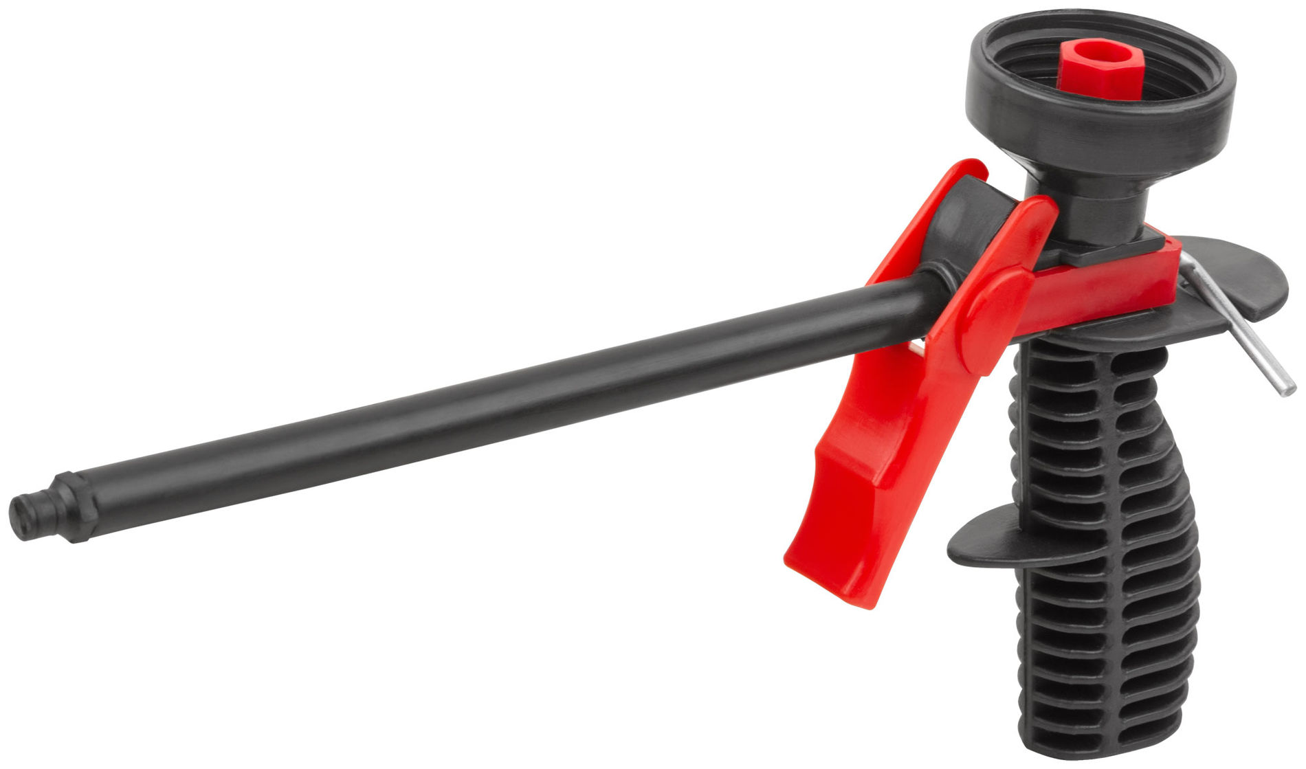 Пистолет для монтажной пены, пластиковый корпус, пластиковая трубка (14257)