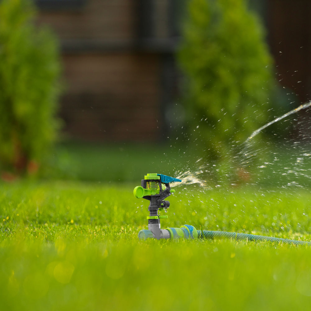 Разбрызгиватель усиленный, импульсный, с регулировкой угла горизонт распыления до 39 м Palisad (65796)