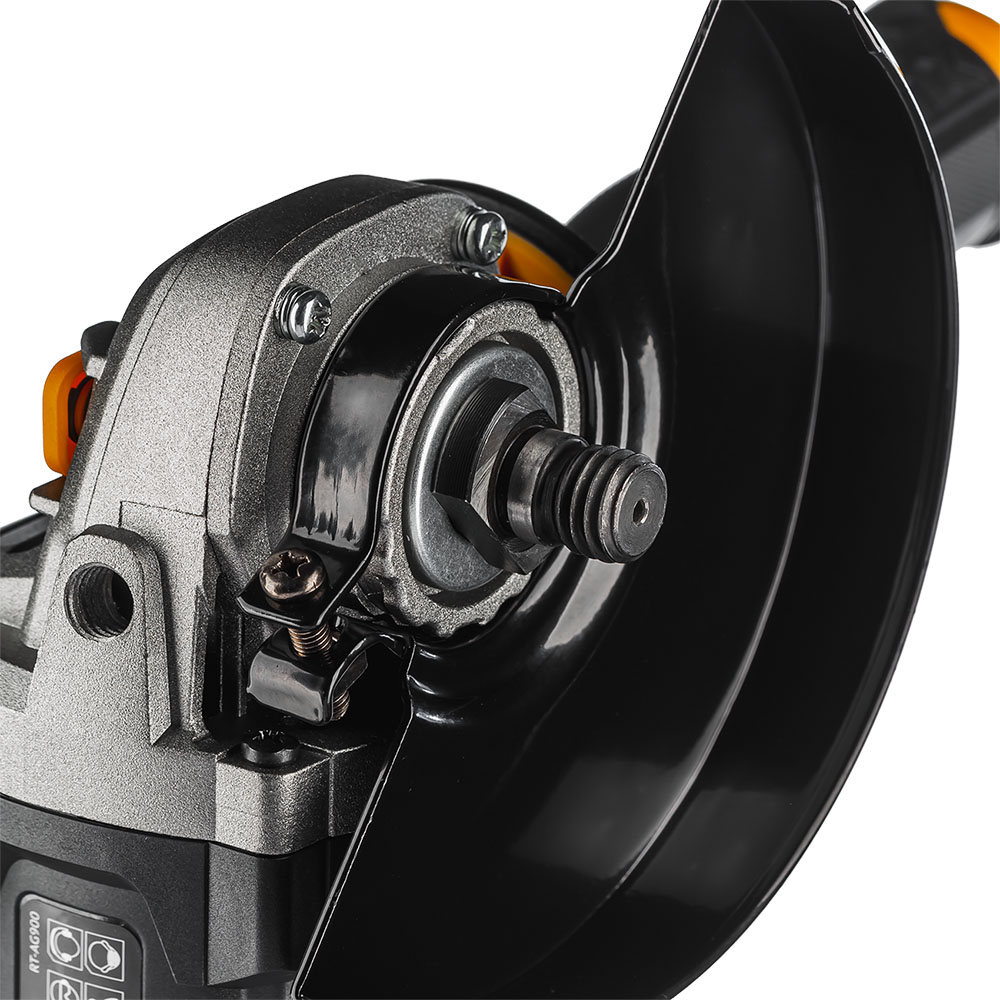 Шлифмашина угловая аккумуляторная PRO 125 мм, 20В, 2*4Ач, 900Вт RUNTEC RT-AG900