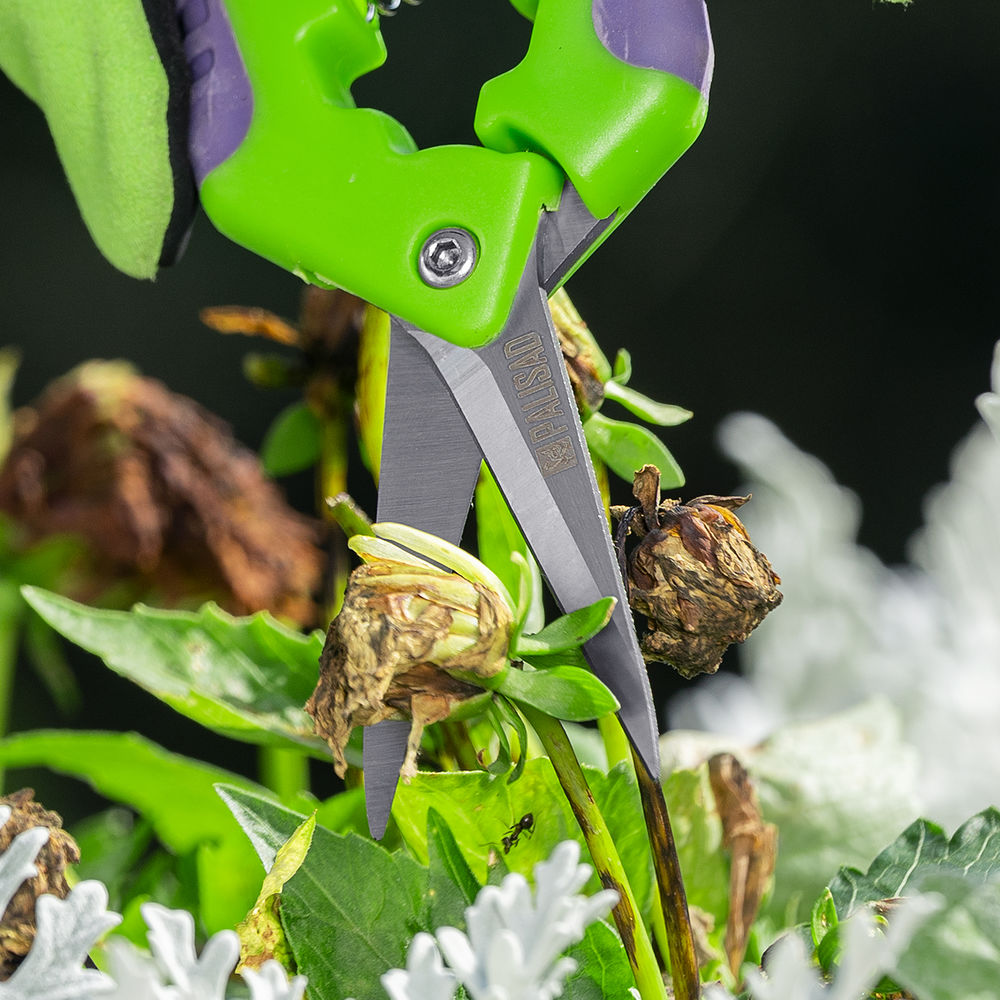 Секатор цветочный, 160 мм, для бонсай и топиария, двухкомпонентные рукоятки, Palisad (60499)