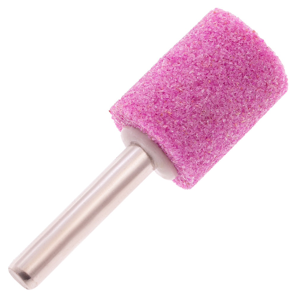 Шарошка абразивная, цилиндр, 19 x 25 x 6 мм, F46, 3 шт Matrix (76017)