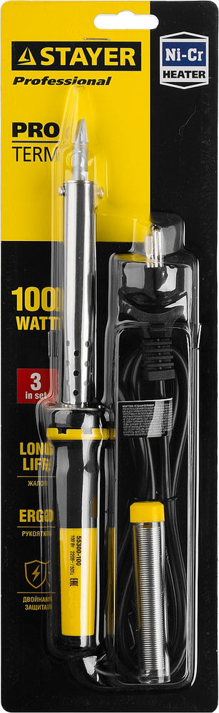 Миксер для красок турбина пластмассовый STAYER 80х400 мм d 8 мм 06043-08-40  