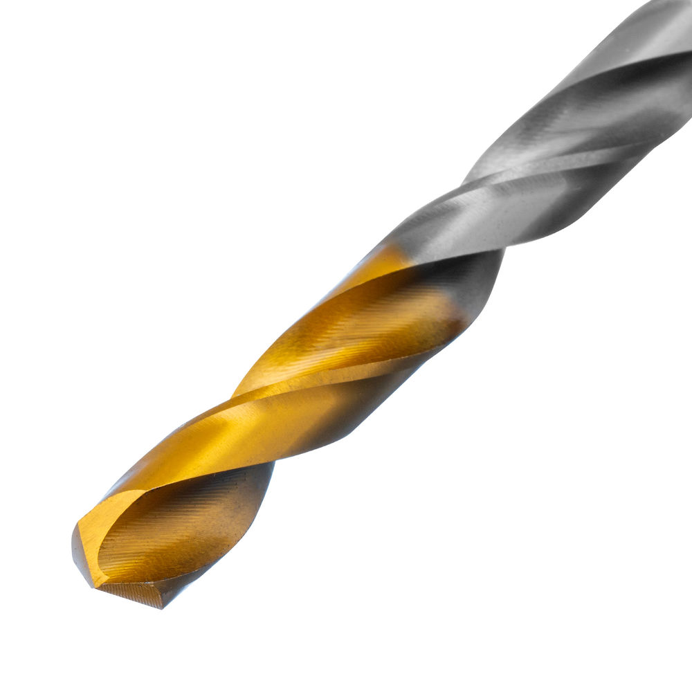 Сверло спиральное по металлу 7,0 x 109 мм, Р6М5, Golden Tip Denzel (718237)