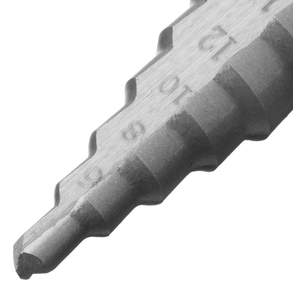 Сверло ступенчатое по металлу, 4-6-8-10-12-14-16-18-20-22-24-26-28-30-32 мм, 4241 Сибртех (723015)