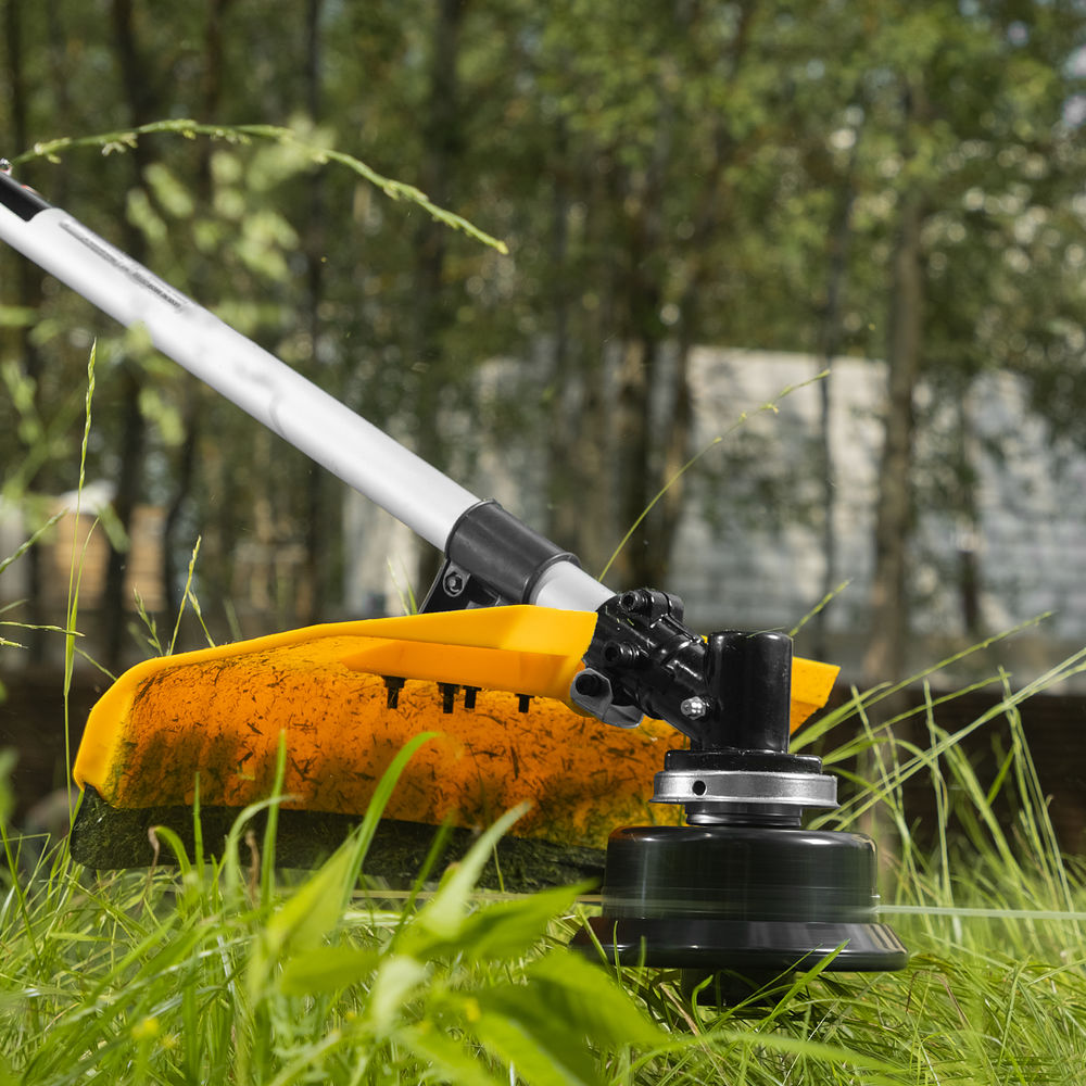 Триммер бензиновый DT 25, 25 см3, 1.3 л. с, неразъемная штанга, состоит из 2 частей Denzel (96221)