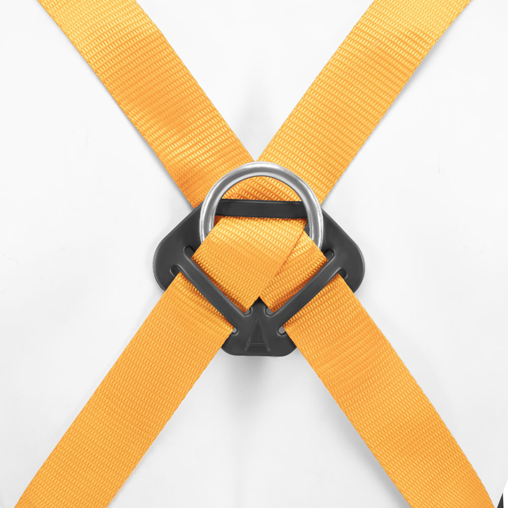 Удерживающе-страховочная привязь, модель УСП II, наплечные и набедренные лямки, высокий кушак Сибртех (89507)