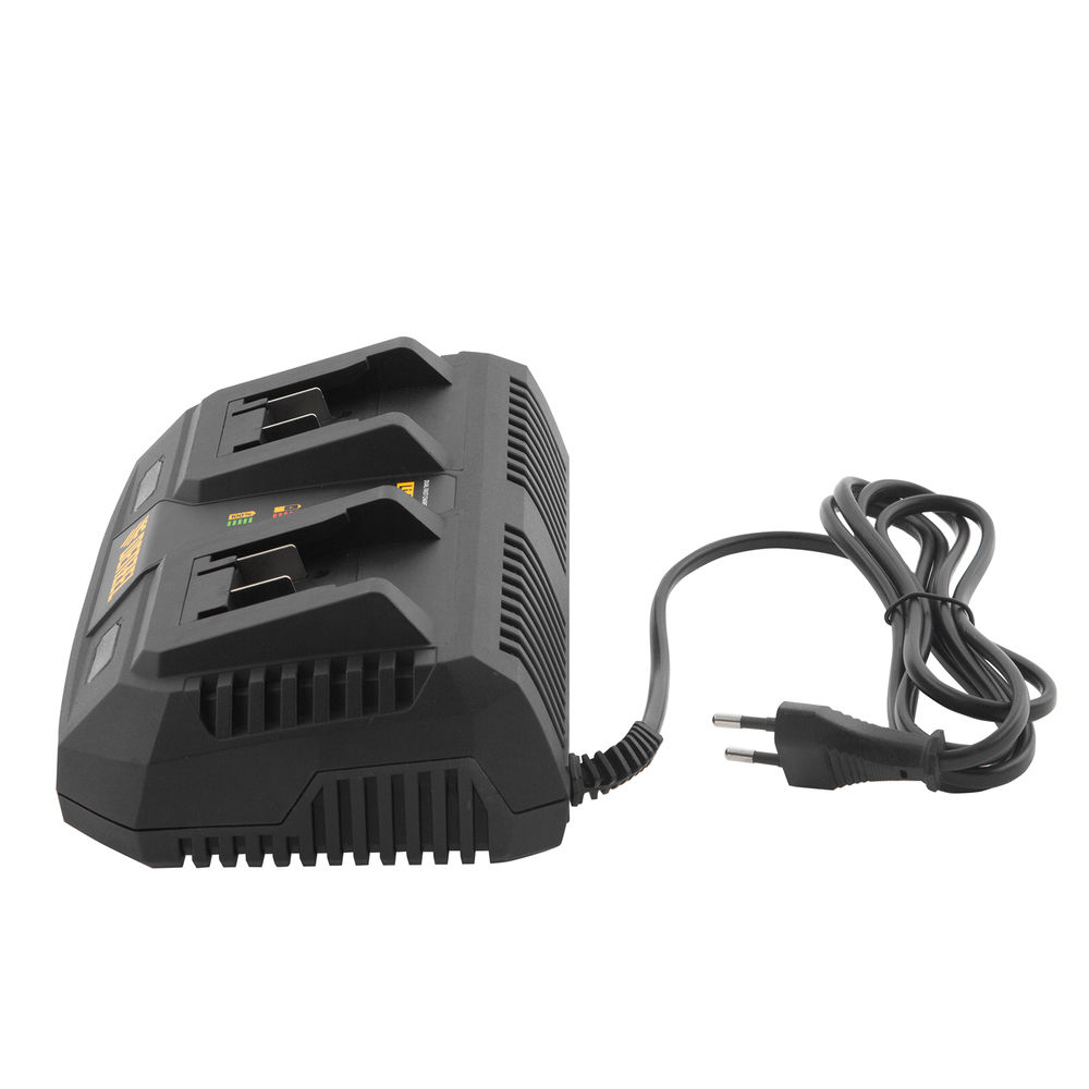 Устройство зарядное для аккумуляторов IBC-18-3.0-2, Li-Ion, 18В, 3.0 А, для двух батарей Denzel (28454)