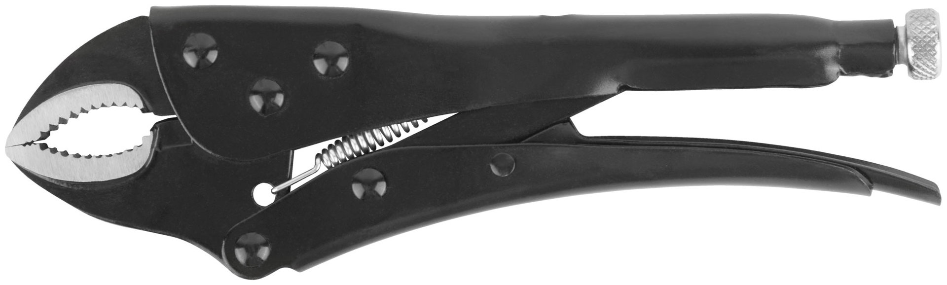 Зажим ручной с фиксатором тип WR черненый 250 мм (52713)