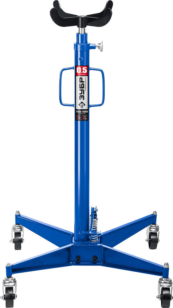 Стойка гидравлическая трансмиссионная 0.5 т, 1100–1900 мм ЗУБР Профессионал 43061-0.5