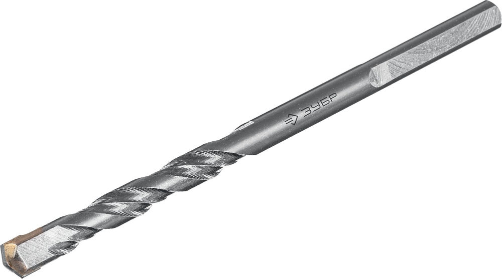 Сверло по бетону усиленное 6 x 100 мм, трехгранный хвостовик ЗУБР Профессионал 2916-100-06_z01