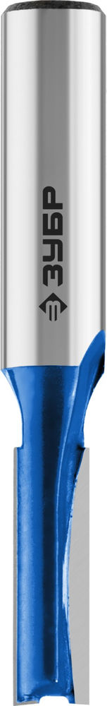 Фреза пазовая прямая 6 x 19 мм, хвостовик 8 мм ЗУБР Профессионал 28753-6-19