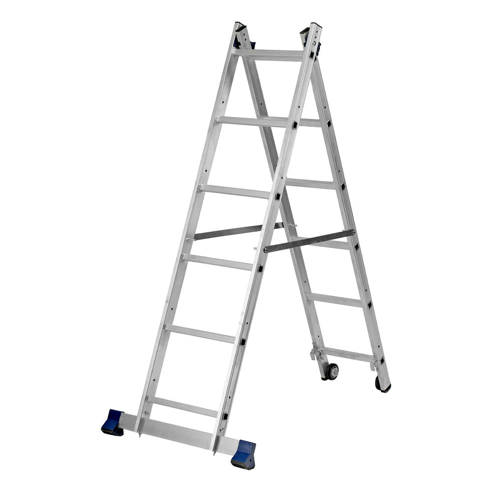 Алюминиевая лестница помост 3 В 1 (арт. в серт.: 1415206) (97970)