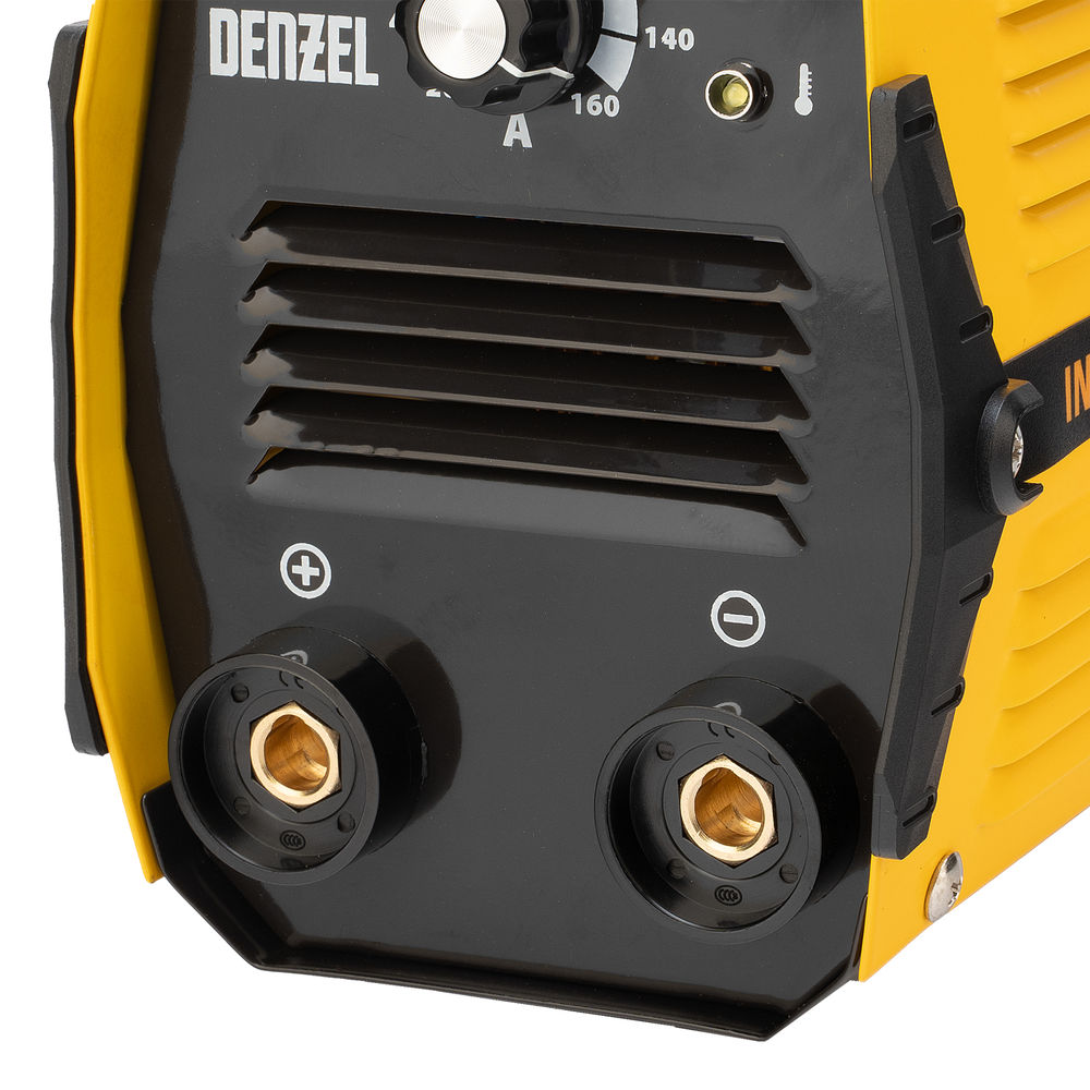 Аппарат инверторный дуговой сварки DS-160 Compact, 160 А, ПВ 70%, диаметр электрода 1.6-3.2 мм Denzel (94371)