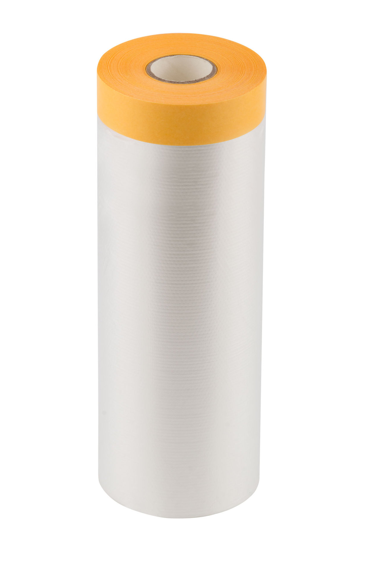 Укрывная пленка с золотистой малярной лентой, статически заряжена, 7 мкр., 140 см х 33 м, Clever Cover, 30-7116