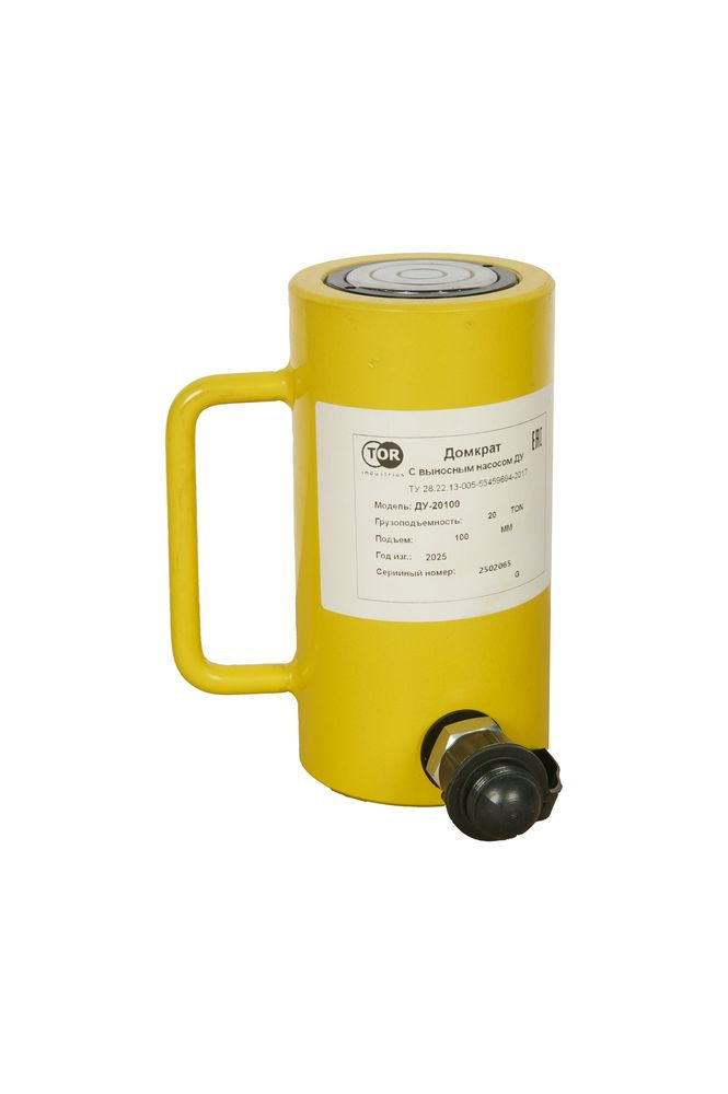Домкрат гидравлический грузовой TOR ДУ20П100 (HHYG-20100) 20 т (1004546)