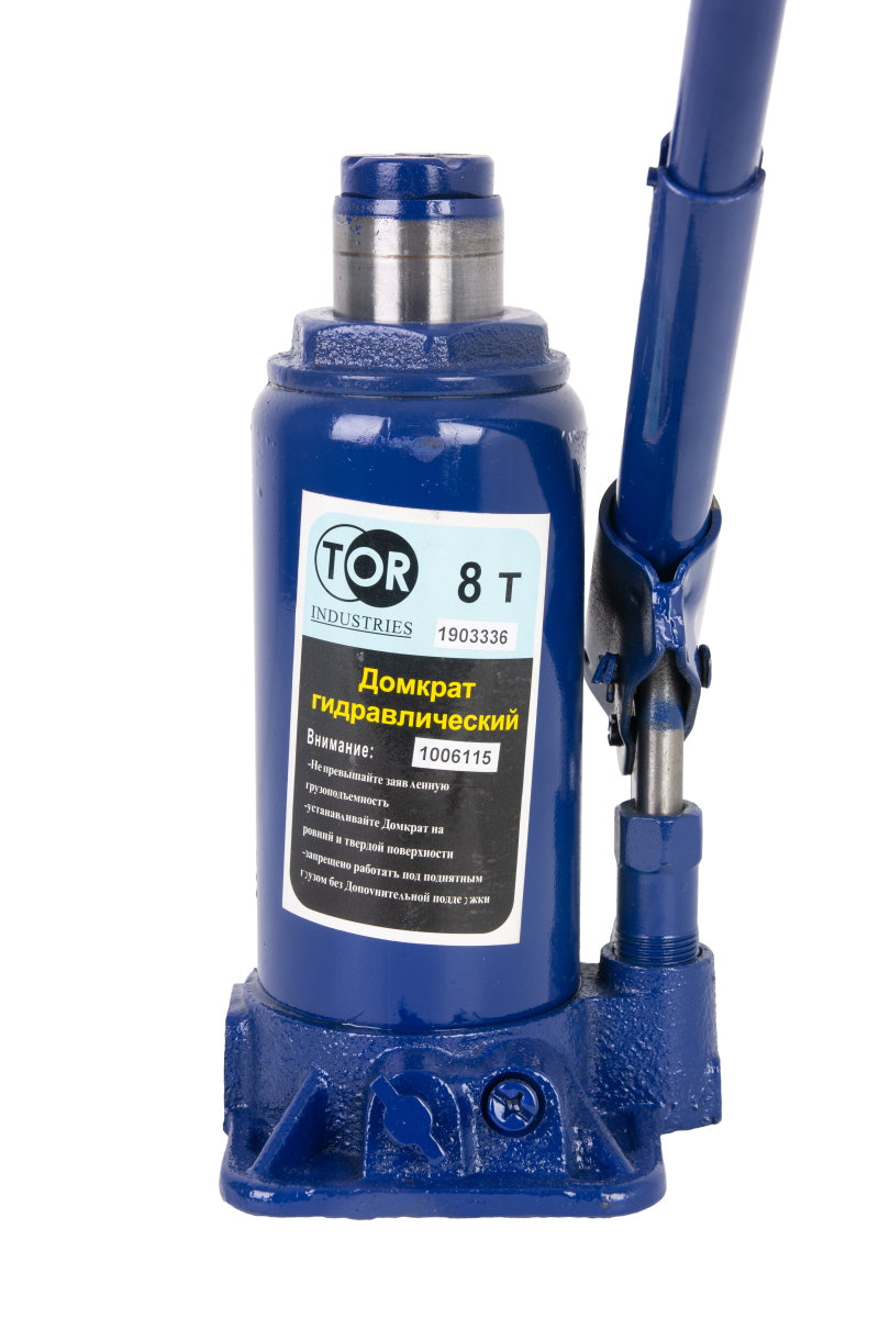 Домкрат гидравлический TOR ДГ-8 г/п 8,0 т (в пластиковом кейсе) (G) (1006115)