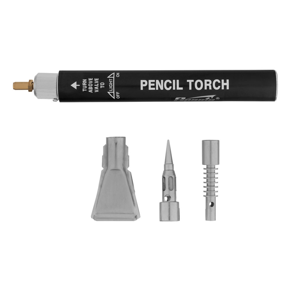 Горелка газовая, тип Карандаш + 2 насадки для пайки, 200 мм Sparta (914185)