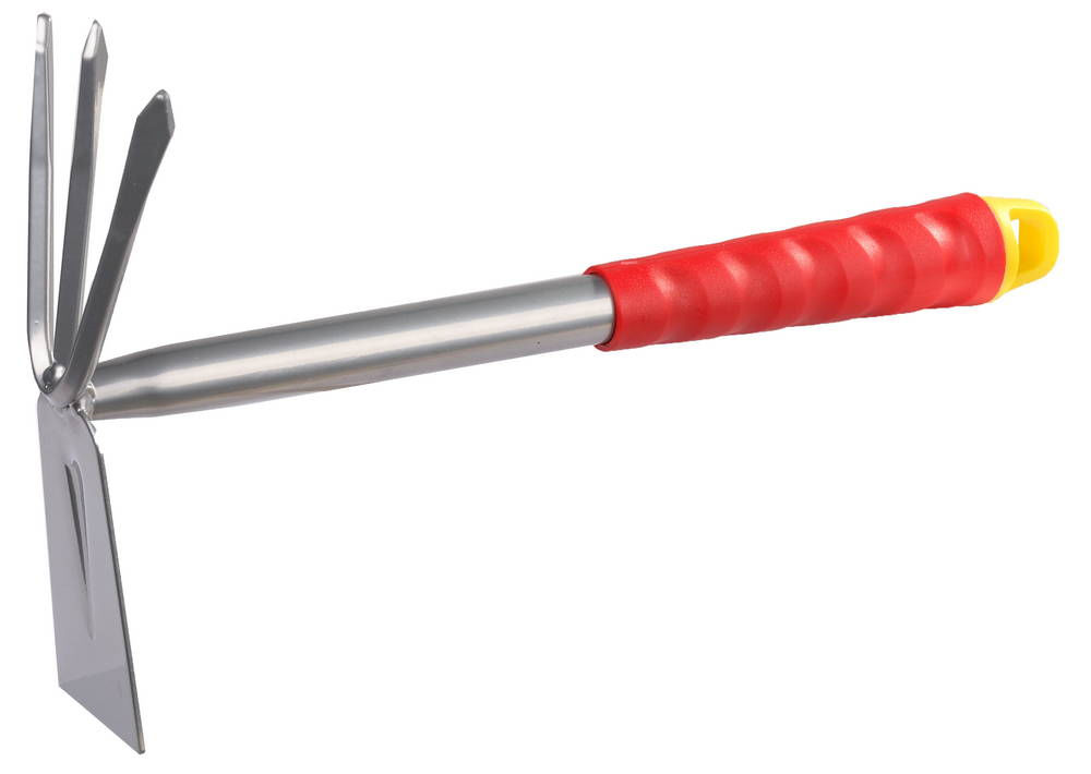 Садовая мотыжка 305 мм, 3 зубца, прямое лезвие, коннекторная система GRINDA 8-421435_z01