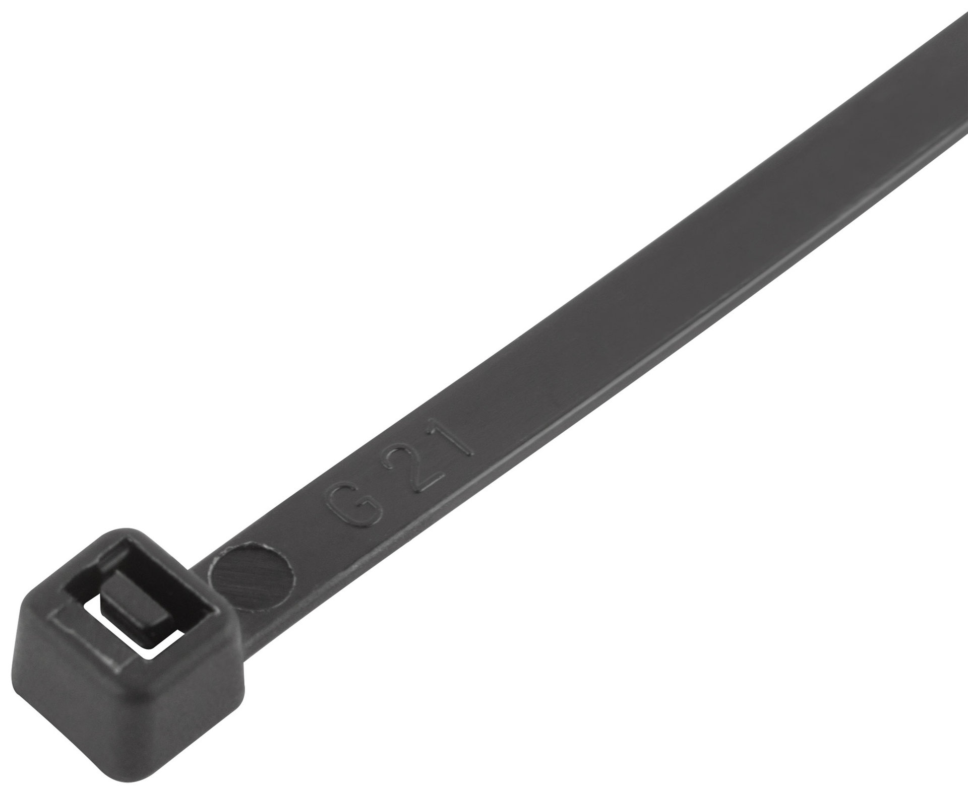 Хомуты нейлоновые для проводов, черные 100 шт., 4,8х300 мм (60356)