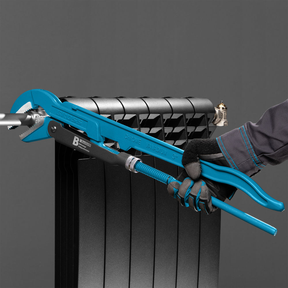 Ключ трубчатый рычажный 3, №4, цельнокованый, CrV, тип B Gross