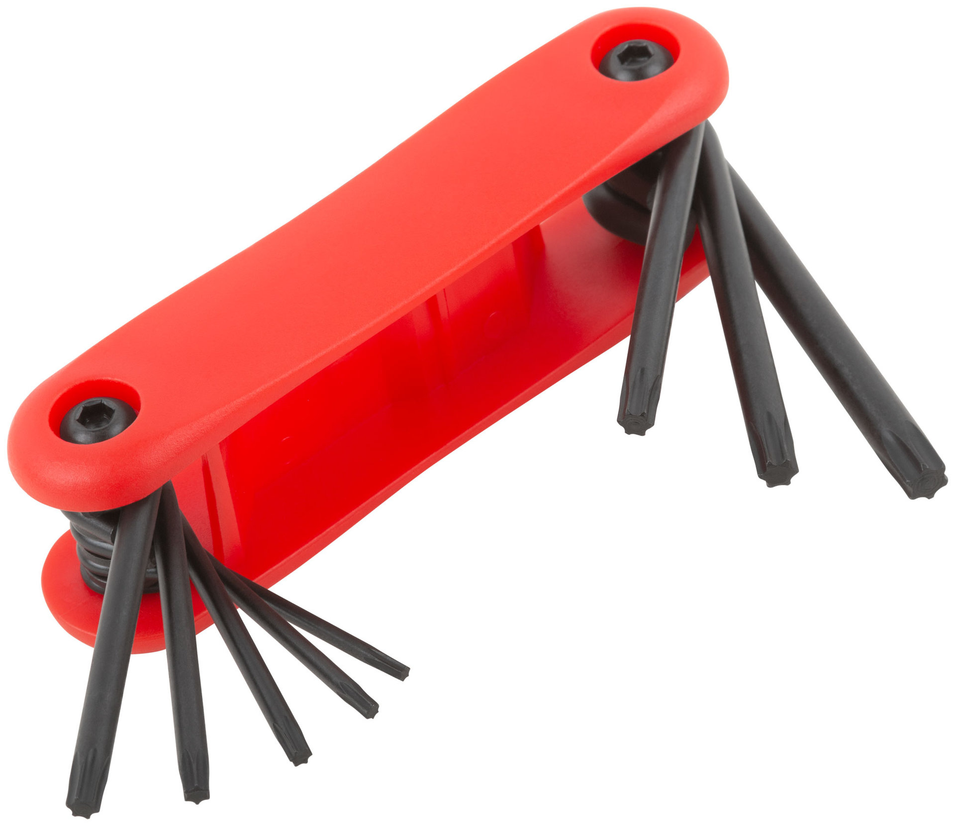 Ключи TORX 8 шт. CrV Т9-Т40 складные, пластиковый держатель