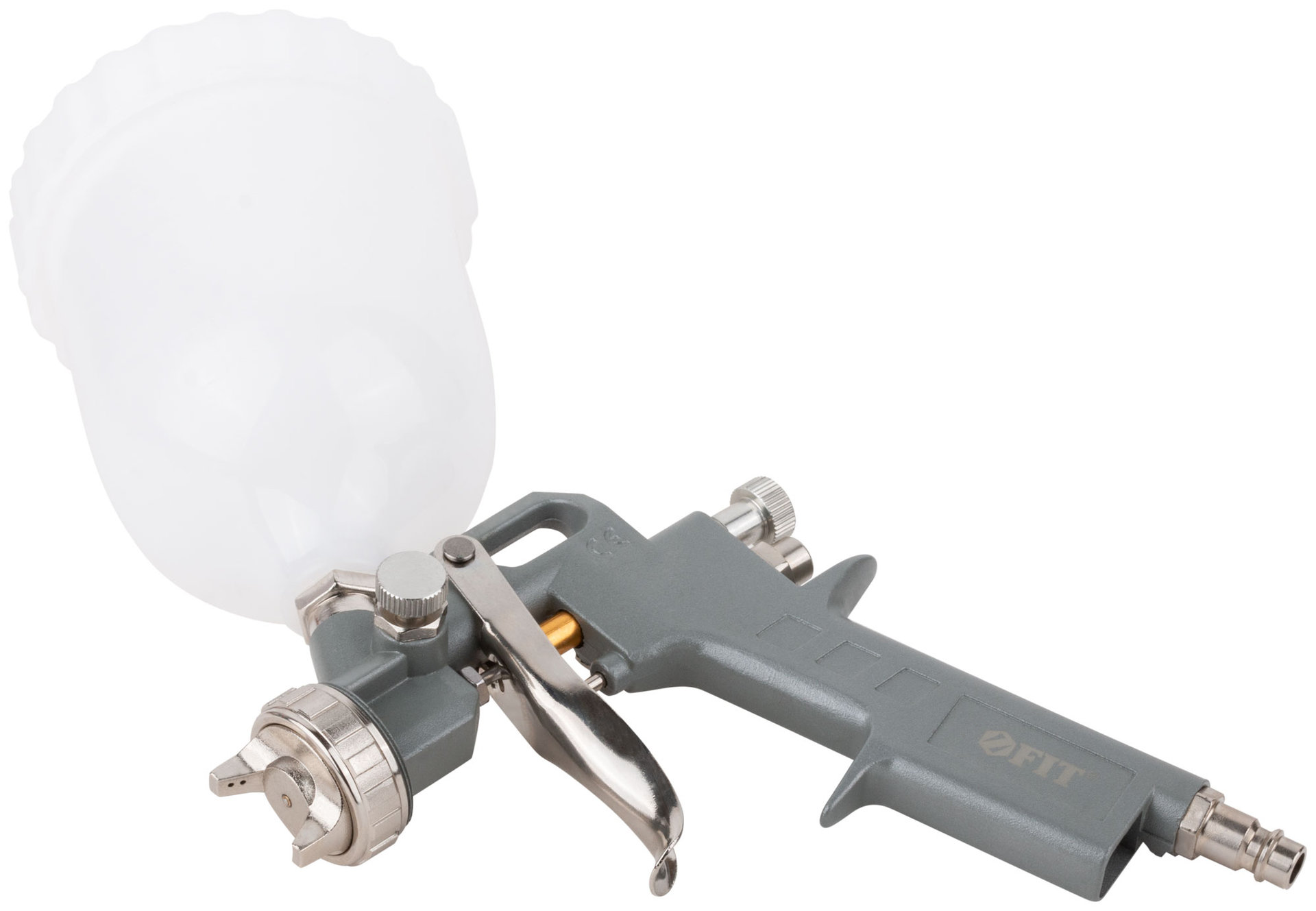 Краскопульт пневматический, пластмассовый верхний бачок 600 мл, 1.5 мм (81000)