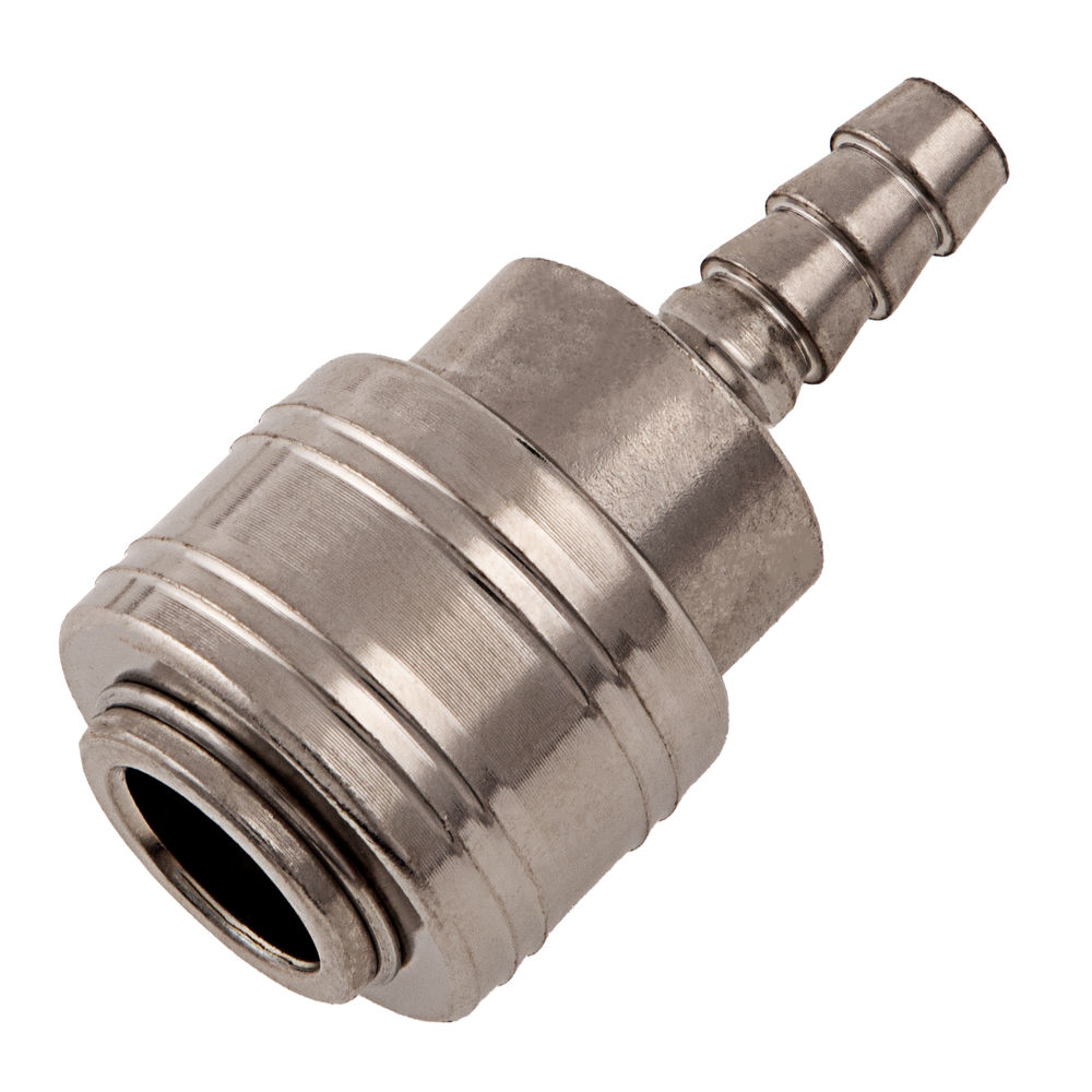 Муфта универсальная быстросъемная (мама) 3/8, со штуцером елка под шланг 8 мм, 2 шт, Stels (57058)