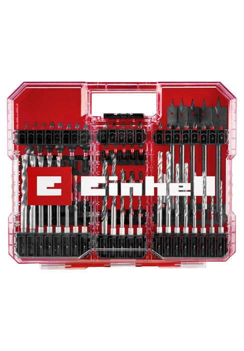 Набор бит и сверл Einhell 95 предметов, XL-CASE, ударопрочные (108798)
