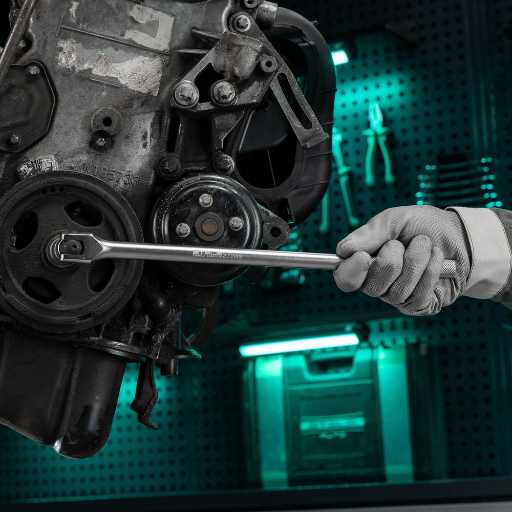 Набор торцевых головок с трещоткой 1/2, 24 предмета Stels