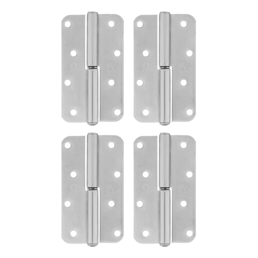 Петля накладная ПН1-110 правая, цинк, 4 шт, (Металлист) (91554)