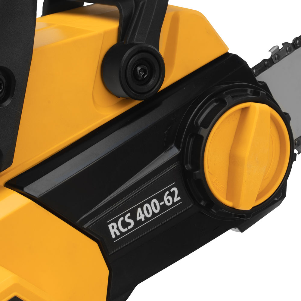 Пила цепная аккумуляторная бесщет., RCS 400-62, 400 мм, Li-ion, 62В Denzel (58620)