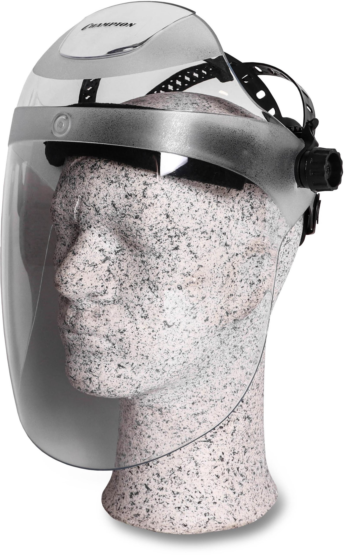 Щиток защитный поликарбонатный CHAMPION (с наголовником) (C1022)