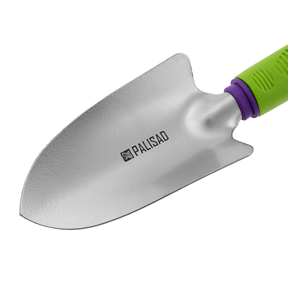 Совок посадочный широкий, 85 х 300 мм, стальной, пластиковая рукоятка, Connect, Palisad (63001)