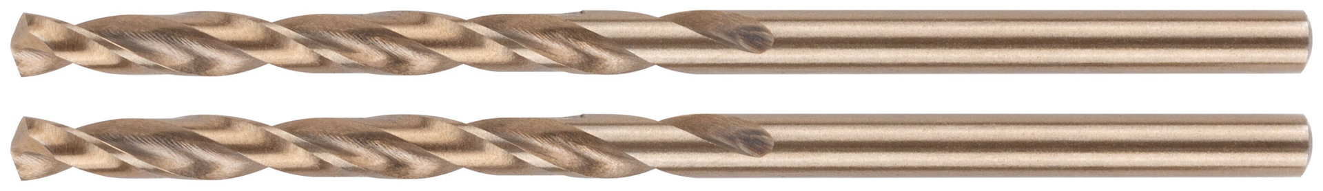 Сверла по металлу HSS с добавкой кобальта 5% Профи в блистере 3,5 мм ( 2 шт.) (34435)