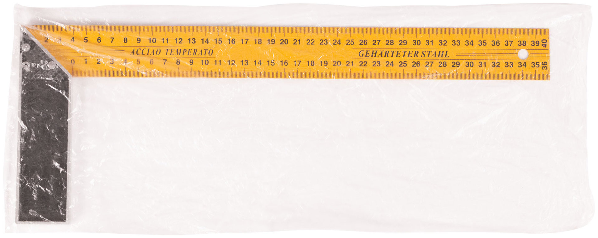 Угольник столярный, двусторонняя шкала 400 мм (19375М)