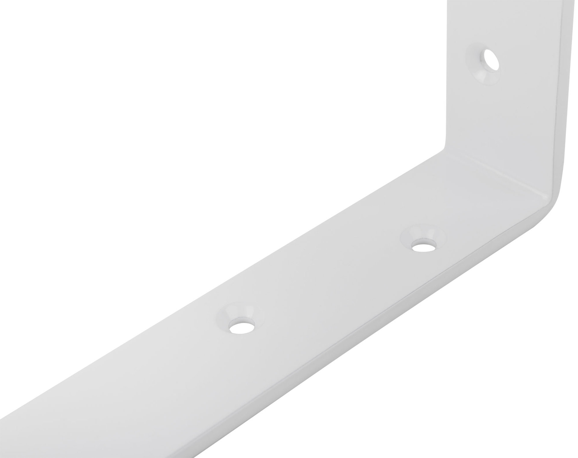 Уголок-кронштейн усиленный белый 350х250 мм (66109)