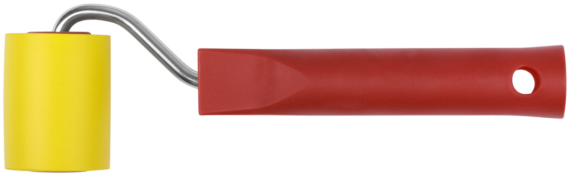 Валик прижимной резиновый, для обоев, желтый 50 мм (02976)