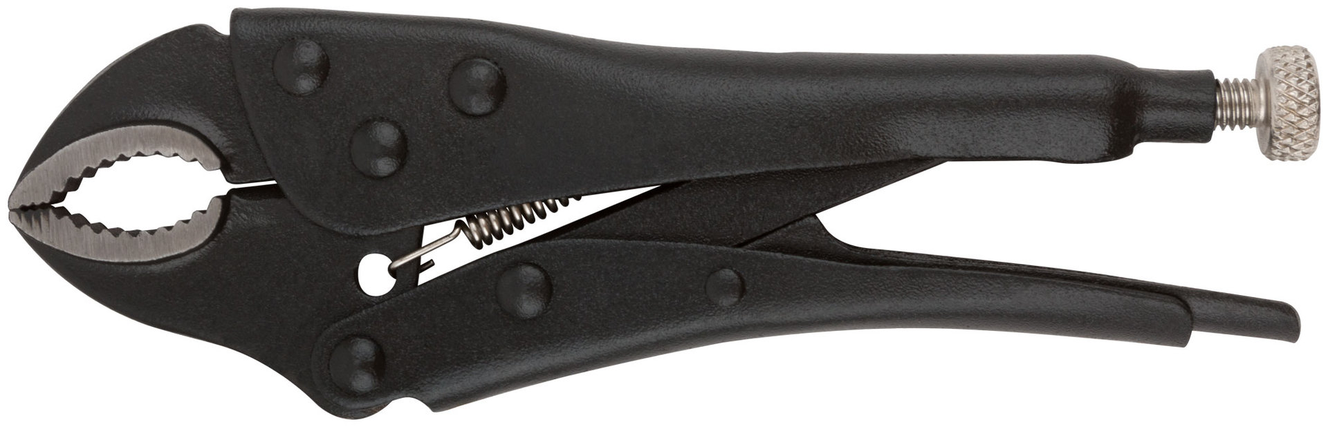 Зажим ручной с фиксатором тип WR черненый 125 мм (52711)