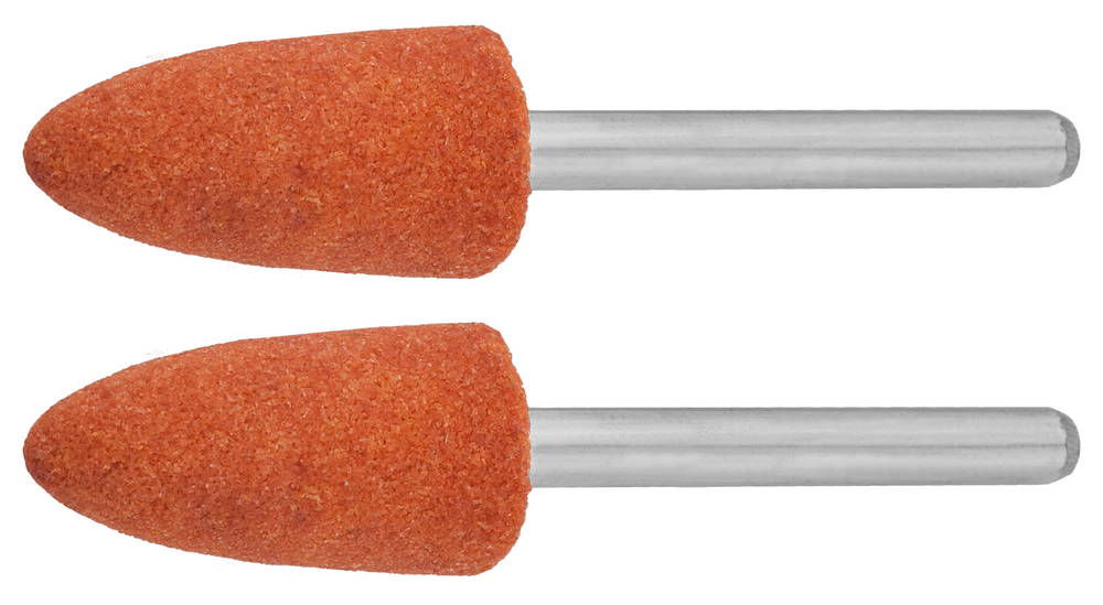 Конусы шлифовальные 9.5?19.0?3.2 мм L 45 мм P 120 абразивные 2 шт ЗУБР 35912