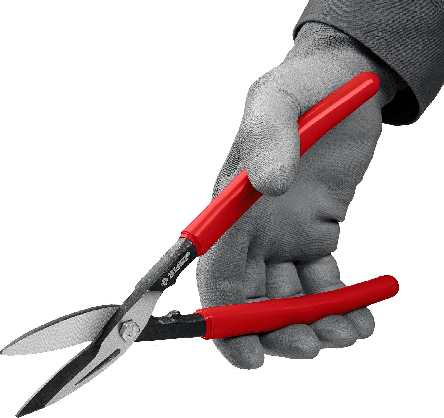 ЗУБР 250 мм, прямые ножницы по металлу (23015-25_z02)