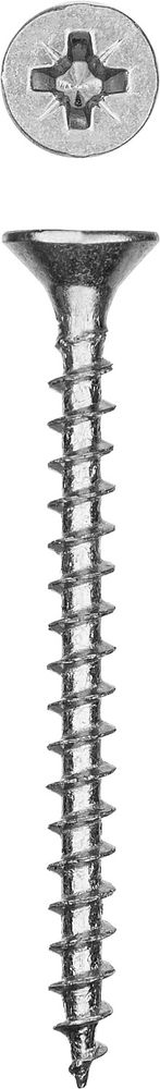 Саморез универсальный 30 х 3.0 мм, белый цинк, 9000 шт СУ-Б ЗУБР 300370-30-030