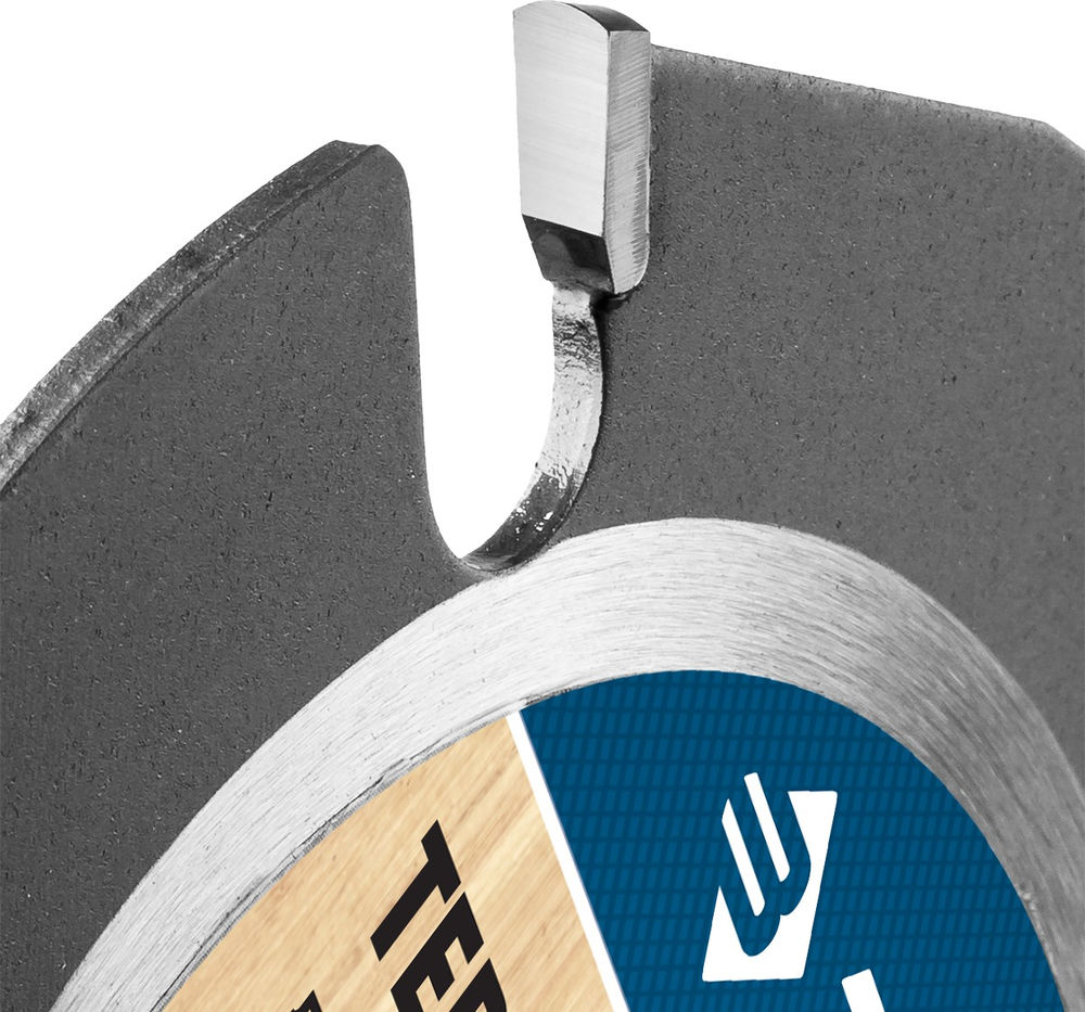 Пильный диск по дереву 115 x 22.2 мм, 3 резца, для УШМ ЗУБР Термит Профессионал 36857-115