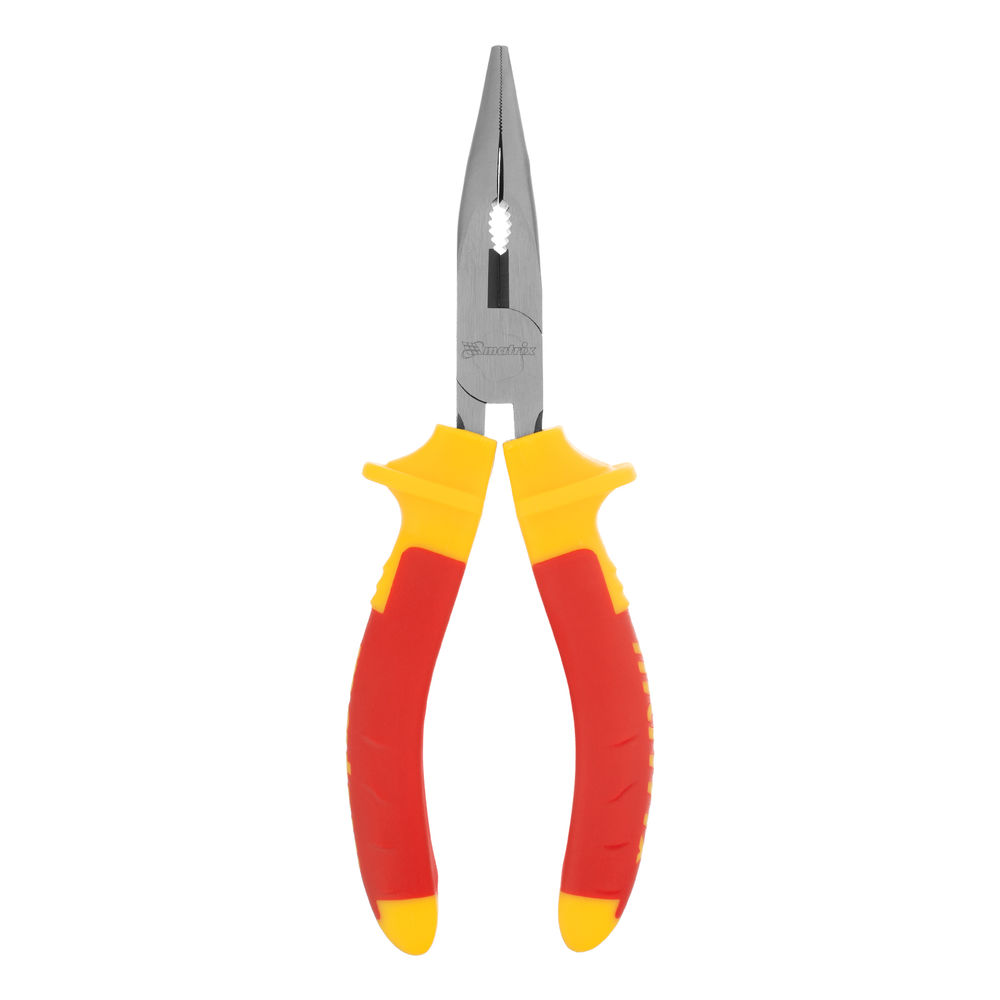 Длинногубцы изогнутые Insulated, 160 мм, двухкомпонентные рукоятки Matrix Professional (17472)